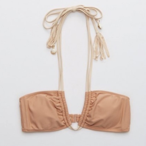 aerie Other - 👒AERIE TASSEL HALTER BIKINI TOP SIZE S